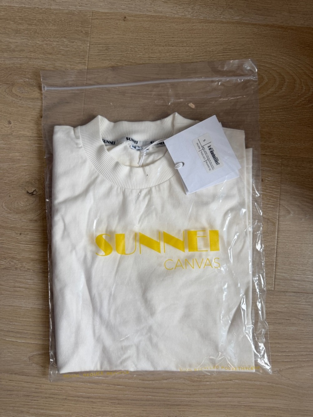 Sunnei T-shirt cotton ivory